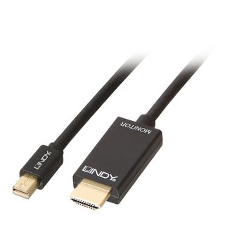 Lindy - Cavo adattatore - Mini DisplayPort maschio a HDMI maschio - 2 m - passi…