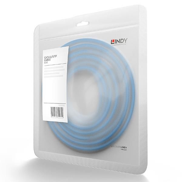 Lindy - Cavo patch - RJ-45 (M) a RJ-45 (M) - 15 m - UTP - CAT 6 - stampato, ant…