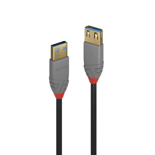 Lindy Anthra Line - Prolunga USB - USB Tipo A (M) a USB Tipo A (F) - USB 3.0 - …
