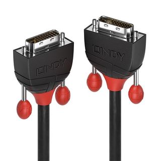 Lindy Black Line - Cavo DVI - legame singolo - DVI-D (M) a DVI-D (M) - 1 m - di…