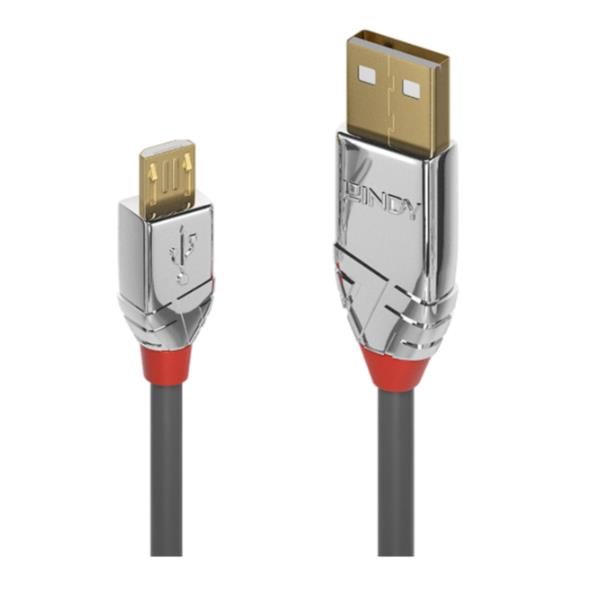 Lindy CROMO - Cavo USB - USB (M) a Micro-USB Tipo B (M) - USB 2.0 - 5 m - di fo…