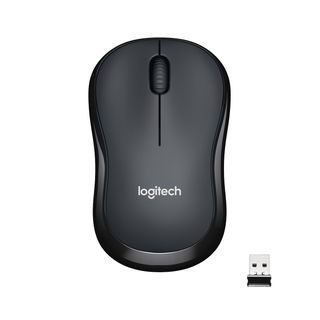 Logitech M220 Silent - Mouse - ottica - 3 pulsanti - senza fili - 2.4 GHz - ric…