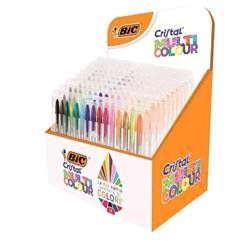 BIC Cristal Multicolor - Penna a sfera - permanente - colori assortiti - 1.6 mm…