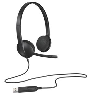 Logitech USB Headset H340 - Cuffie con microfono - on-ear - cablato