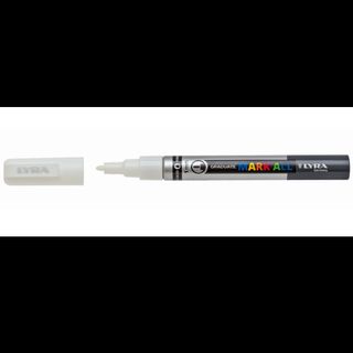 Lyra Graduate Mark All S - Marcatore - permanente - bianco - inchiostro base ac…