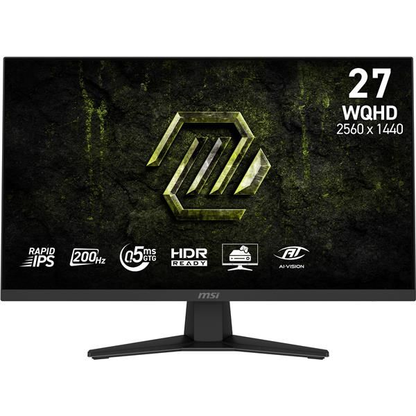 MSI MAG 274QF E20, 68,6 cm (27ʺ), 2560 x 1440 Pixel, Wide Quad HD, LCD, 0,5 ms,…