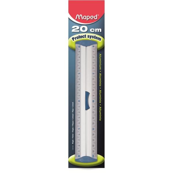 Maped - Righello - 20 cm - alluminio anodizzato