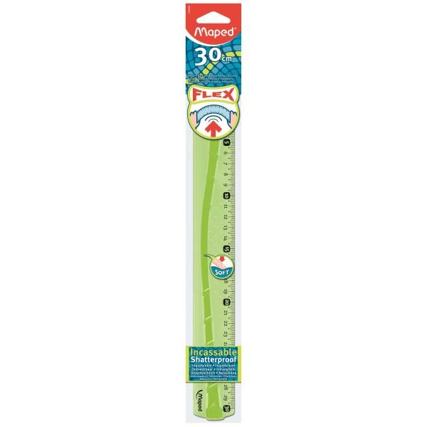 Maped Flex - Righello - 30 cm - disponibile in colori assortiti