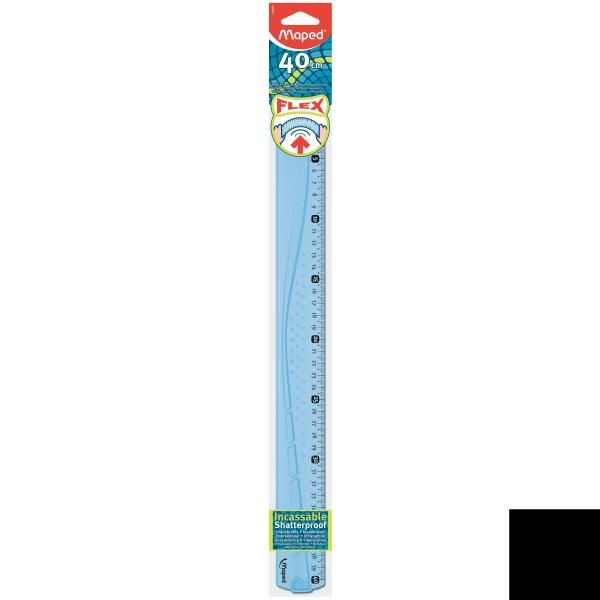 Maped Flex - Righello - 40 cm - disponibile in colori assortiti