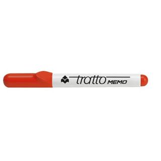 Marcatore Tratto Memo rosso p/tonda 4 0 mm tratto 1 0-2 5 mm inchiostro cancell…