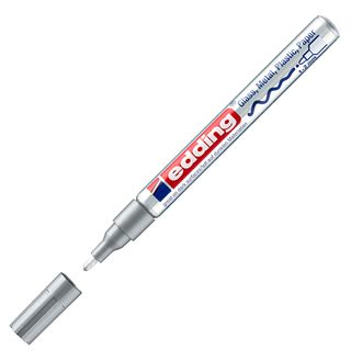 Marcatore permanente a vernice 751 - punta tonda fine - da 1 a 2 mm - argento -…