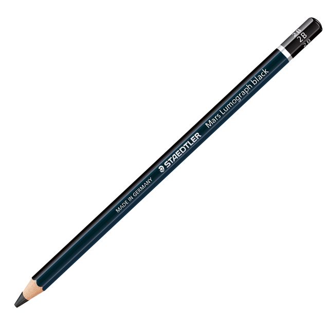 Matita di grafite tipo carboncino Mars Lumograph Black - gradazione 2B - Staedt…