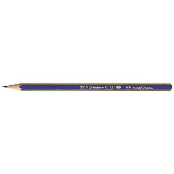 Matita in grafite Goldfaber 1221 - esagonale - gradazione 3H - Faber Castell