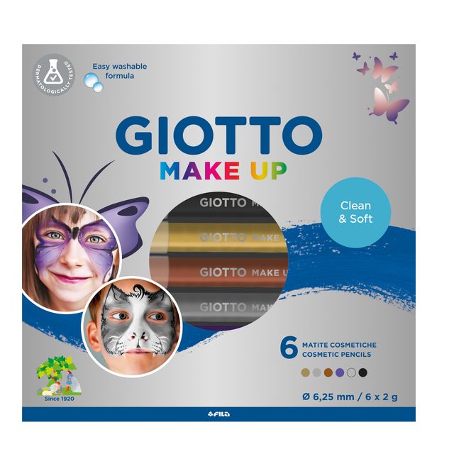 Matite cosmetiche Make Up - mina diam. 6,25 mm - colori metal - Giotto - conf. …