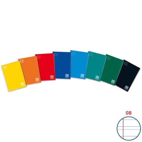 Maxiquaderno One Color - A4 - rigo di 3a - 18 +1 fogli - 100 gr - Blasetti