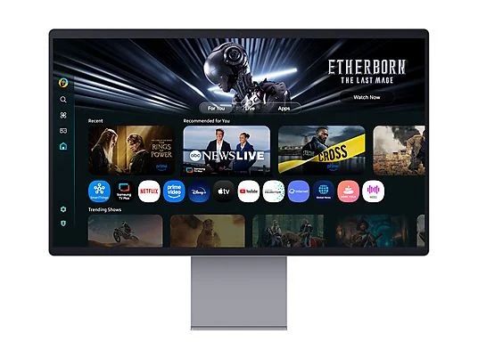 Monitor Desktop - S32FM900Smart Monitor, UHD QD-OLED con USB-C, Webcam, Speaker…