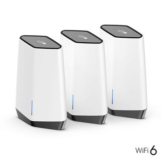 NETGEAR Orbi Pro SXK80B3 - Impianto Wi-Fi (router, 2 prolunghe) - fino a 6458 m…