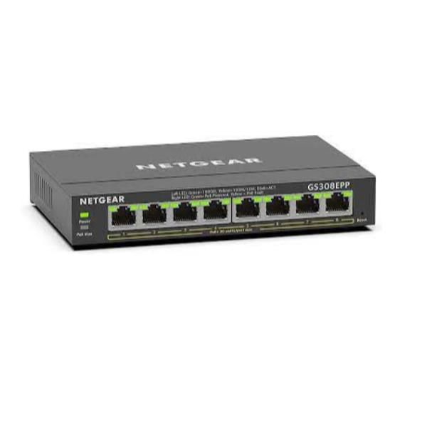 NETGEAR Plus GS308EPP - Switch - intelligente - 8 x 10/100/1000 (PoE+) - deskto…