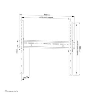 Neomounts by Newstar WL30-350BL14 - Kit montaggio (montaggio a muro) - fisso - …