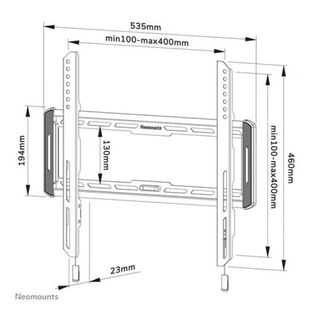 Neomounts by Newstar WL30-550BL14 - Kit montaggio (elemento a parete, adattator…