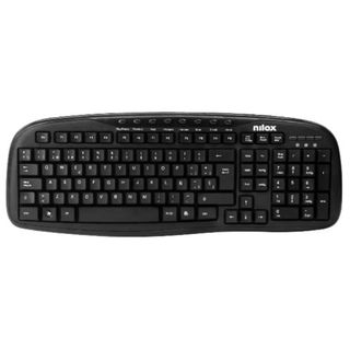Nilox KT50U - Tastiera - USB - italiana - nero - retail