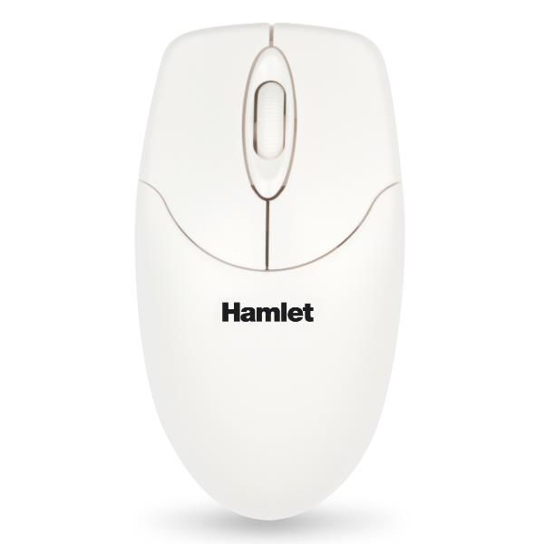 OEM MOUSE - USB 1000 DPI 2 TASTI + SCROLL BIANCO
