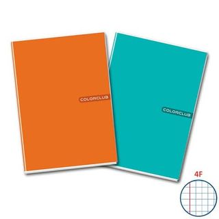 Blasetti Colorclub - Taccuino - A4 - 21 fogli / 42 pagine - a quadretti - dispo…