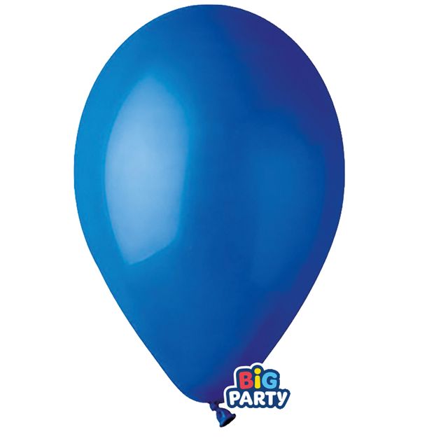 Palloncino - diametro 26 cm - lattice - blu - conf. 16 pezzi