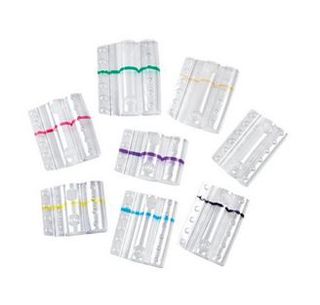 Blister portamonete - 1 cent - trasparente - Iternet - sacchetto da 100 blister