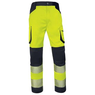 Pantalone multitasche alta visibilità M2PA3S - taglia L - giallo fluo - Deltapl…