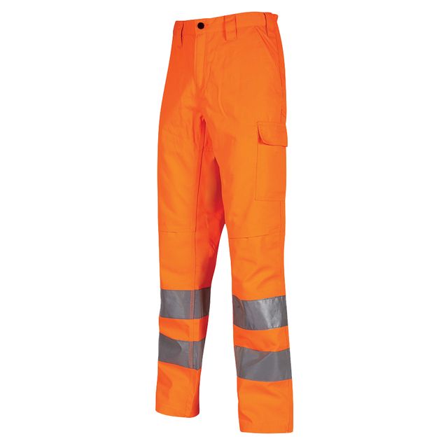 Pantaloni alta visibilità Vega - taglia M - arancio fluo - U-Power
