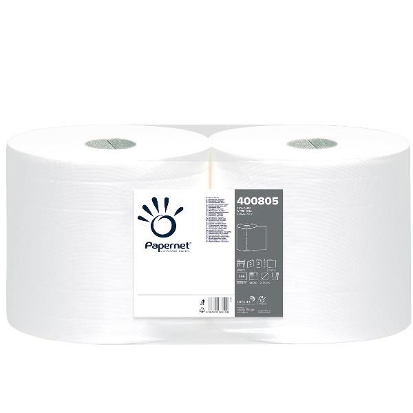 Papernet Standard - Asciugamani di carta - pura cellulosa - 568 fogli - rotolo …