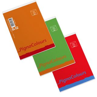Blocco Colours - A7 - 80 x 120mm - 60 gr - 60 fogli - 5mm - Pigna