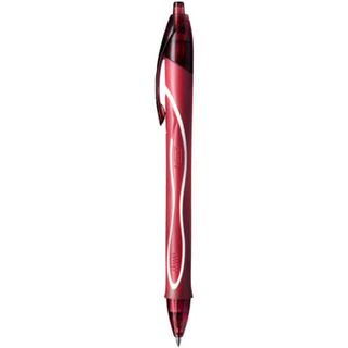 Penna a sfera a scatto Gelocity Quick Dry - punta 0,7mm - rosso - Bic - conf. 1…