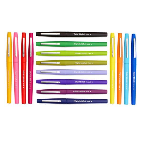 Pennarello Flair Nylon - punta feltro - 1,10mm - colori assortiti Tropical - Pa…