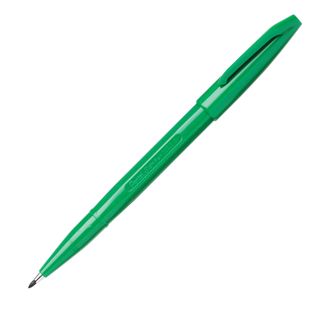 Pennarello Sign Pen S520 punta feltro - punta 2,00mm - verde - Pentel