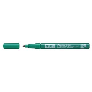 Pentel PEN N50 S - Marcatore - permanente - verde - 1 mm - fine