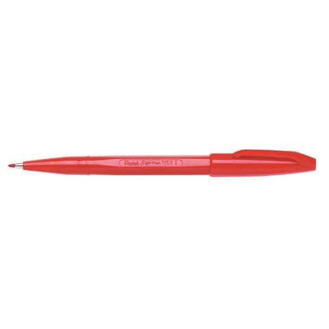 Pentel Sign Pen - Penna punta in fibra - non permanente - rosso - inchiostro ba…