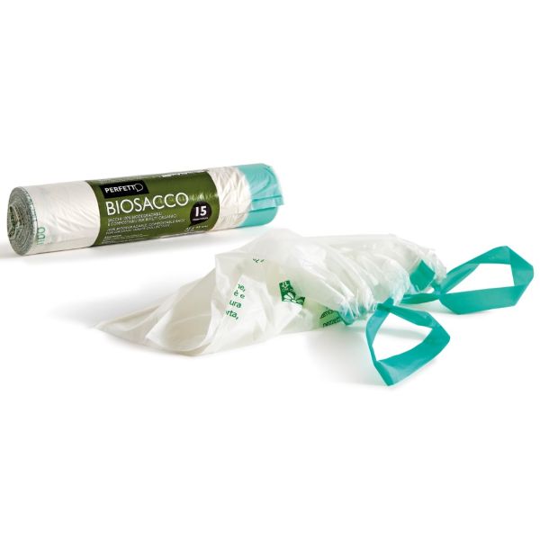Perfetto Biosacco - Sacchetto per rifiuti - 10 L - biodegradabile - neutro - pa…