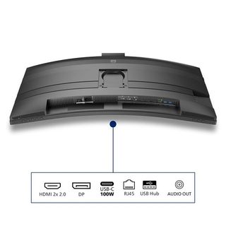 Philips 34B2U6603CH - 6000 Series - monitor a LED - curvato - 34" - 3440 x 1440…