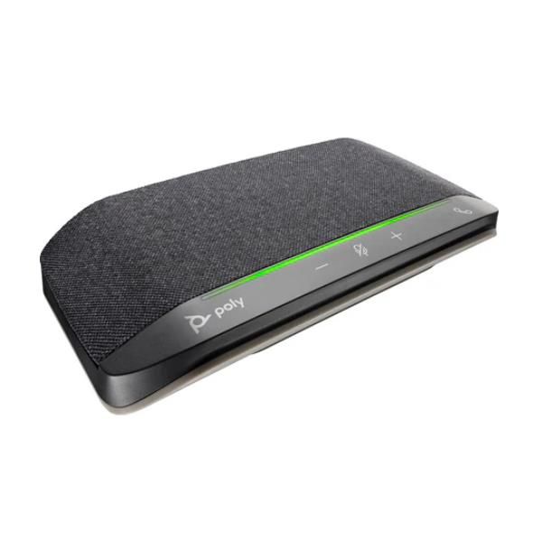 Poly Sync 10 - Vivavoce a mani libere - cablato - USB-C, USB-A - argento
