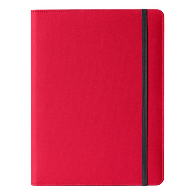 Portablocco Meet - con elastico - 31 x 25 x 1,4 cm - rosso - In Tempo