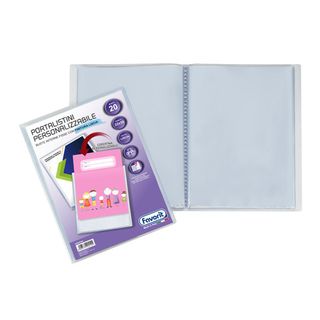 Portalistini personalizzabile Premium - liscio - 22x30 cm - 20 buste - traspare…