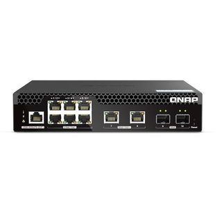 QNAP - Switch - half-width - gestito - 10 x 2.5GBase-T + 2 x 10 Gigabit SFP+ + …