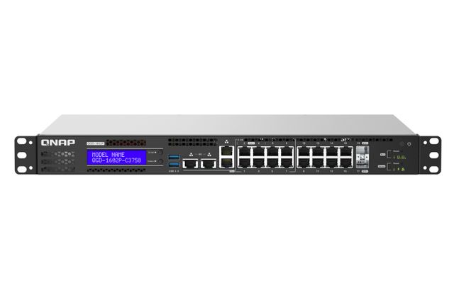 QNAP Smart Edge QGD-1602 - Switch - intelligente - 2 x 10 Gigabit SFP+ + 8 x 2.…