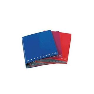 Raccoglitore Monocromo - A4 - 4 anelli tondi 30 mm - dorso 4 cm - colori assort…