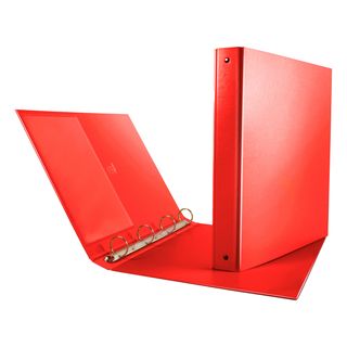 Raccoglitore Nettuno - 22 x 30 cm - 4 anelli a R 30 mm - dorso 3,5 cm - rosso -…
