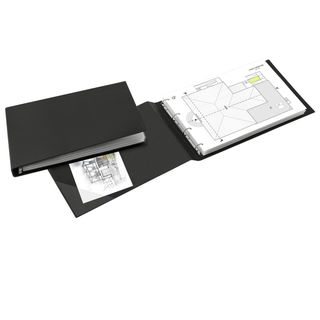 Raccoglitore Sanremo 2000 - 42 x 30 cm album - 4 anelli a D 25 mm - dorso 4 cm …