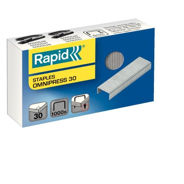 Rapid Omnipress 30 - Punti metallici - 6 mm - filo metallico galvanizzato - pac…