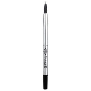 Refill roller Quink standard - punta media - metallo - nero - Parker